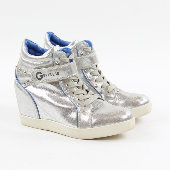 guess hidden wedge sneakers